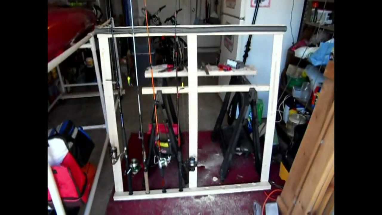 How to make a hanging rod holder for under 20 YouTube