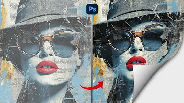 Create Paper Warp Effect in Photoshop | Paper Curl Effect | Photoshop tutorial