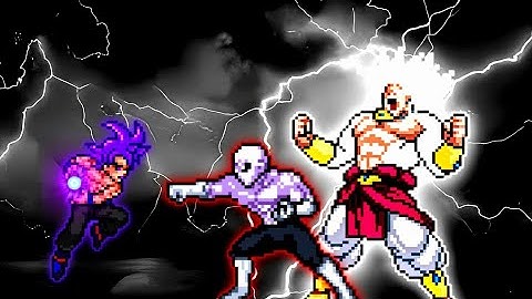 Goku 1000 Yr Old OP (all form) VS Jiren V2 OP (Zeed) & Limit Break Broly SSJ4 V6 OP in Mugen