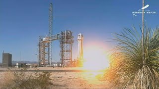 Blue Origin launches thrill seekers to space after two year hiatus | AFP
