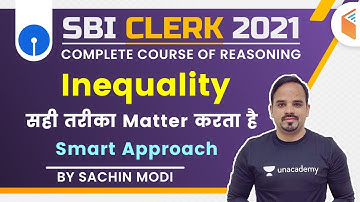 5:00 PM - SBI Clerk 2021 | Reasoning by Sachin Modi | Inequality