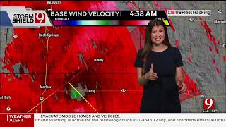 Wayne, Oklahoma: Full Tornado Coverage From KWTV News 9 (Dec. 13, 2022)
