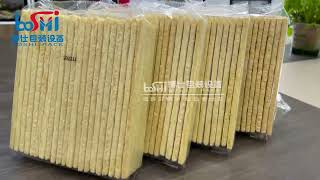 Automatic flow biscuit wafer snack packing machine without tray