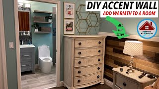 DIY Accent Wall | add warmth to a room