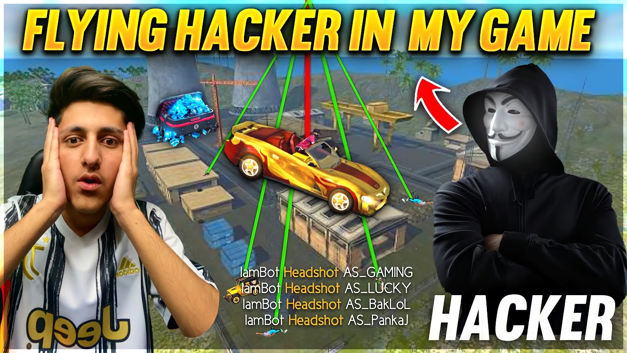 I Meet Flying Hacker In Free Fire😱 , Diamond Hack 💎, Wall Hack