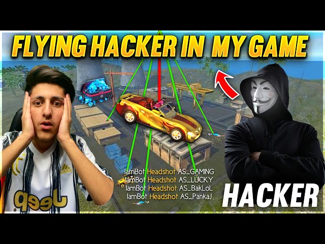 I Meet Flying Hacker In Free Fire😱 , Diamond Hack 💎, Wall Hack , Headshot  Hack - Garena Free Fire 