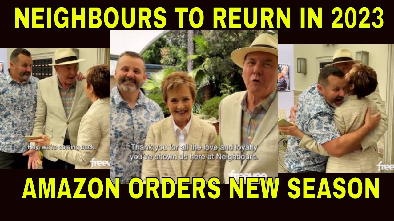 TV soap NEIGHBOURS to RETURN on AMAZON FREEVEE in 2023 | TOADIE DR KARL & SUSAN make ANNOUNCEMENT