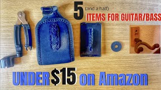 5 (and a half) Items UNDER $15 for GUITAR/BASS Players - CHEAP Gear