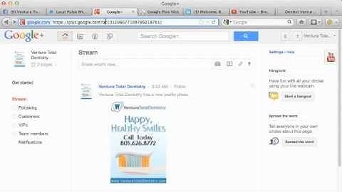Google Plus Custom Vanity URL: Google+ Custom Vanity URL Video