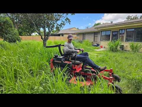 When His Mother Went to the Hospital, the Lawn Fell on Him