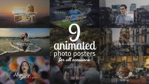 After Effects Template: Photo Poster