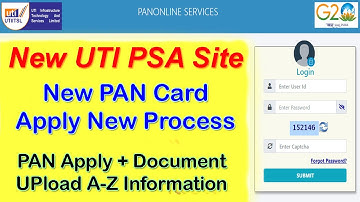 New PSA Portal Se New PAN Card Kaise Banaye Without OTP, Finger Diye 2023 || New PAN Card Apply  PSA