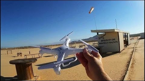 Syma X5C Quadcopter Drone Test Flight