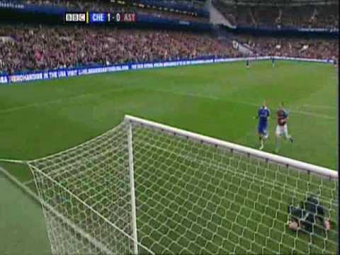 John Motson - "OH BALLACK" - chelsea 2 - 0 Aston villa 05/10/08 - funny