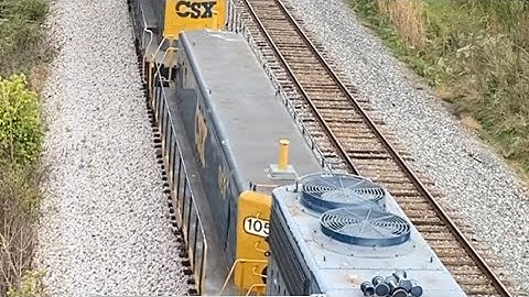 CSX Train Featuring Yard Slug
