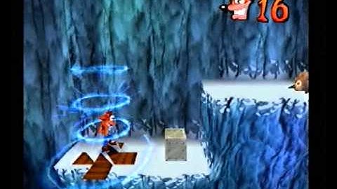 Crash Bandicoot 2 - "Extra boxes" glitch in Cold Hard Crash