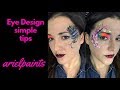 Elements of Face Painting Eye Designs ~ Arielpaints
