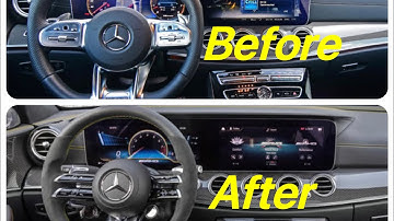 E63s AMG: PreFacelift to Facelift, W213 Mercedes E Class, MBUX, Touchscreen,Dragonfly Steering Wheel