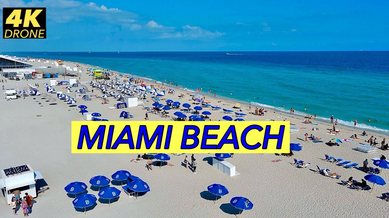 Miami Beach Florida 2024 by Drone 4K YouTube