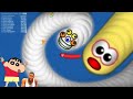 Biggest Funny 🤣 worms zone.io Saamp wali gameplay oggy-Jack snake game