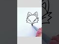 Cute Fox Drawing Shorts Ytshorts Art Craft Satisfying 
