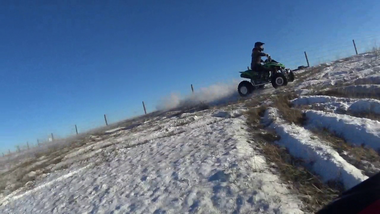 Winter Ripper Winter rip ends in wrecked 700xx! - YouTube