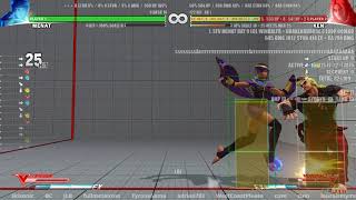 SFV MENAT LOL WINDALFR DRAKENDUBOSE 3 LOOP COMBO 794 DMG 1012 STUN