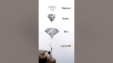 how to draw a diamond #shorts #art #drawing