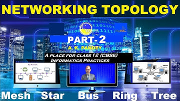 COMPUTER NETWORK PART 2 | Network Topology |Types of Topology| INFORMATICS PRACTICES |CLASS 12 |CBSE