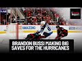 Brandon Bussi Making Big Saves for The Hurricanes