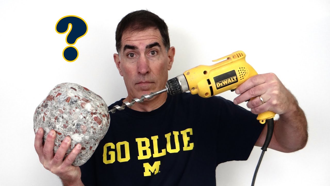 How To Drill Hole In A Rock How to Drill Holes in Rocks - YouTube