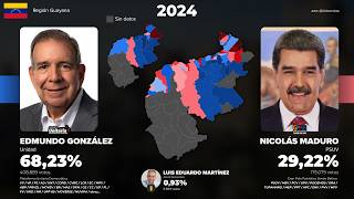 Elecciones Presidenciales De Venezuela En La Región Guayana 1983 - 2024