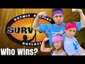 The Ultimate SURVIVOR OBSTACLE COURSE in Our Backyard / WHO WILL WIN IT ALL? / SURVIVOR Finale Night