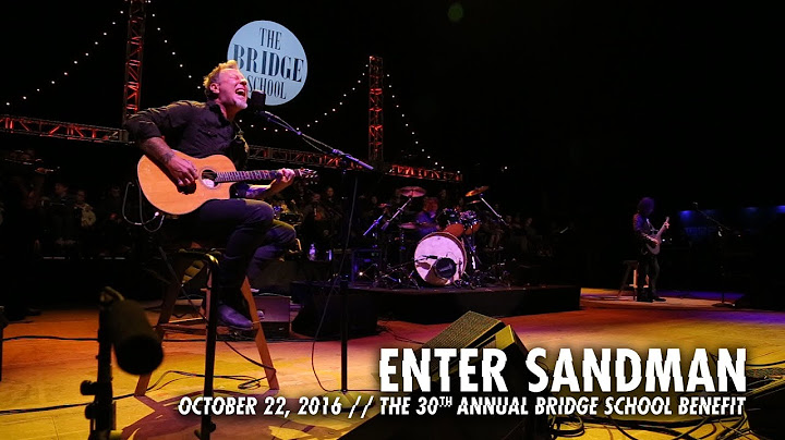 Enter Sandman Acoustic version - Acoustic performance video thumbnail