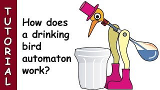 Drinking bird automatons (automata) - How does the drinking bird automaton work B. Hammack answers.