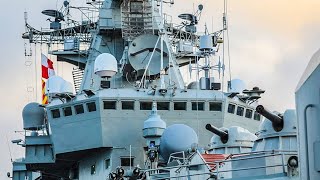Учение По Противовоздушной Обороне Экипажей Отряда Боевых Кораблей Северного Флота В Атлантике