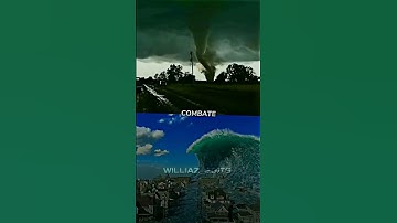 Tornado vs Tsunami #edit #tsunami #whoisstrongest