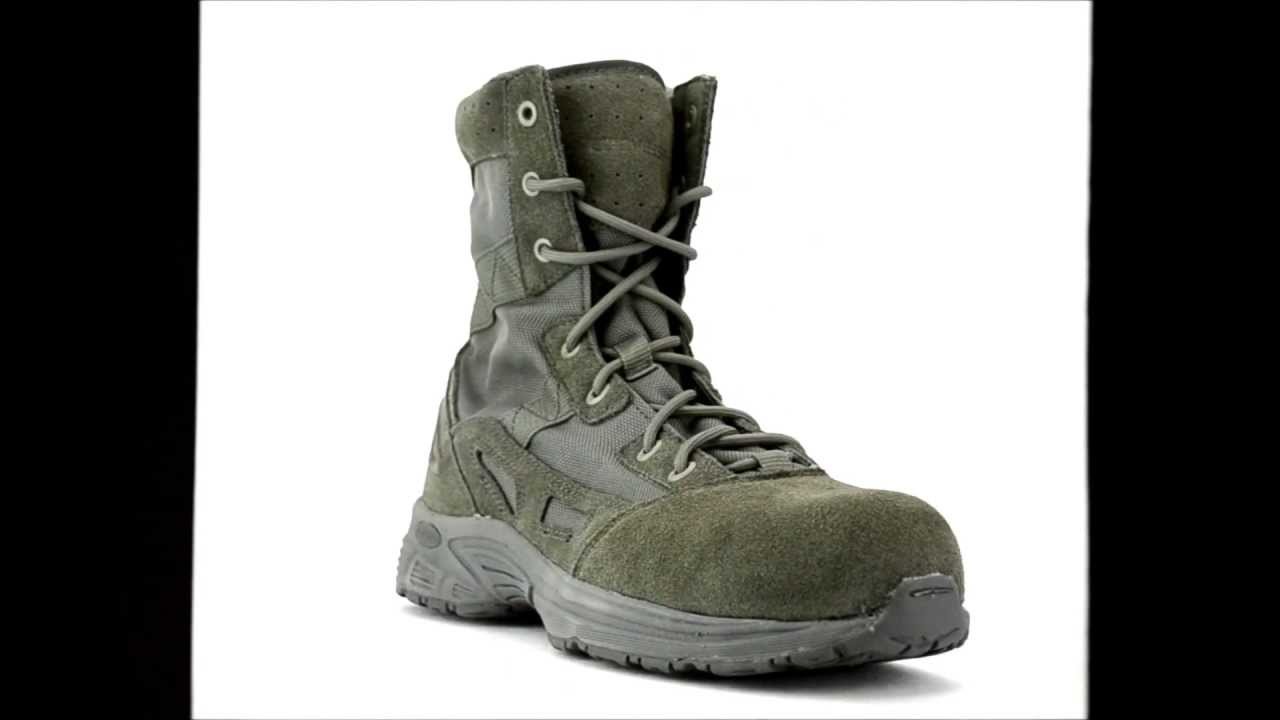 Men's Converse Composite Toe Free Side-Zipper Work Boot C8291 @ Steel- Toe-Shoes.com - YouTube