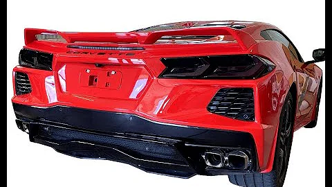 RPI Designs 2020-2021 C8 Corvette Molded Acrylic Tail light Blackouts Lens Package