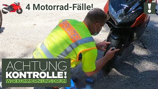 Wo ist das PROFIL!? Motorradreifen sind BLANK!  4 MotorradFälle |Kabel Eins |Achtung Kontrolle