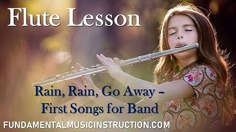 Rain, Rain Go Away - First Songs for Band - Flute
