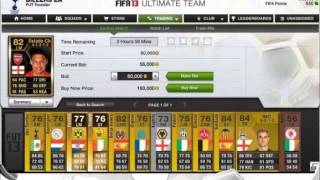 FUT 13 Web App Glitch