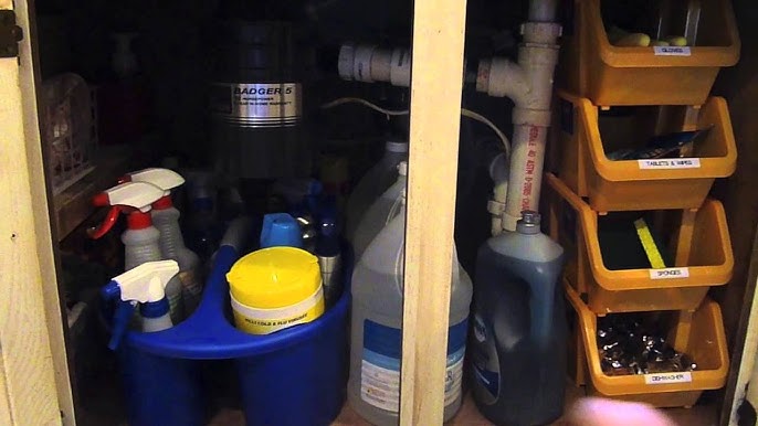 dollar tree under the sink organization - Re-Fabbed