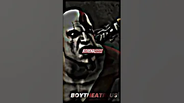 Kratos Gets Mad At Athena 