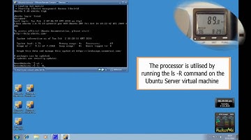 Energy consumption and CPU utilisation: Ubuntu Server Virtual Machine (5 of 6)