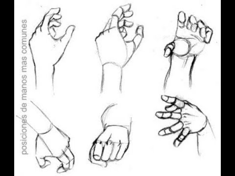 Como dibujar manos