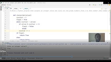 Python Program To Get All The  Prime Number In A User-given Range