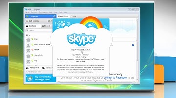 How to check the Skype® version