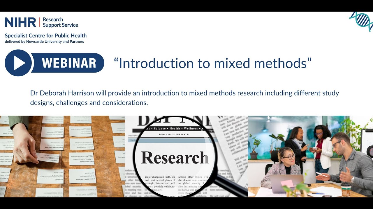 Webinar - Introduction to mixed methods