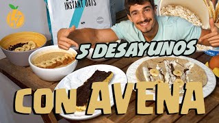 5 IDEAS PARA COMER AVENA | Recetas saludables para perder peso